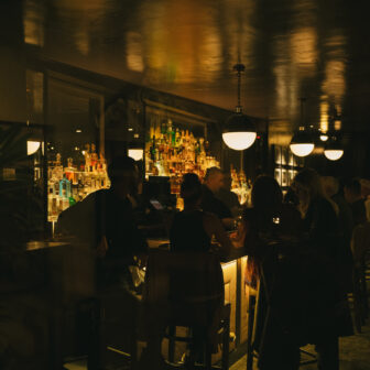 people at Melvyn's bar